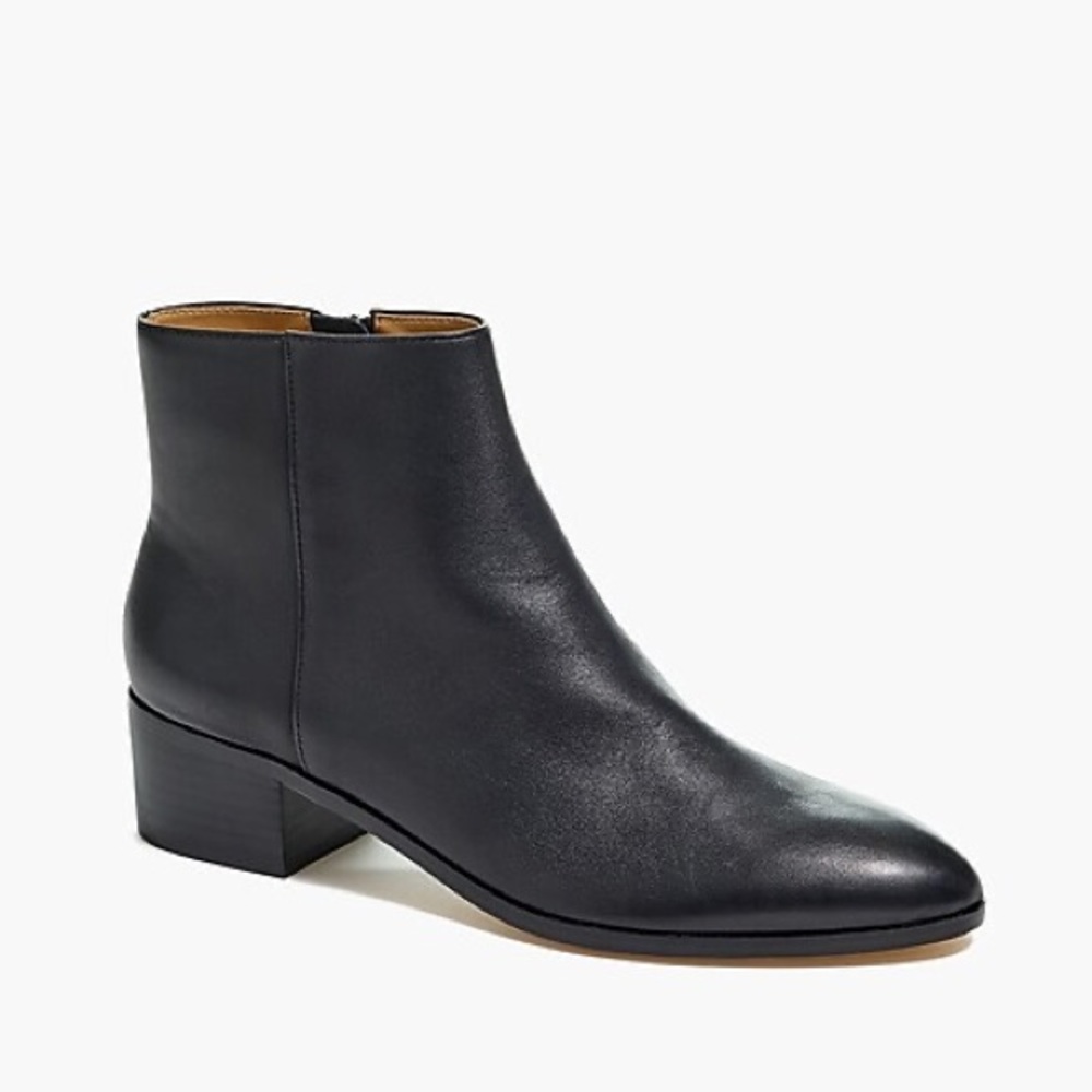 NWT J. Crew Walker Leather boots size 8.5 black